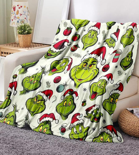Cartoon Pattern Blanket, 1 Count Soft Comfortable Throw Blanket, Warm Napping Blanket for Home Office Travel Outdoor Camping